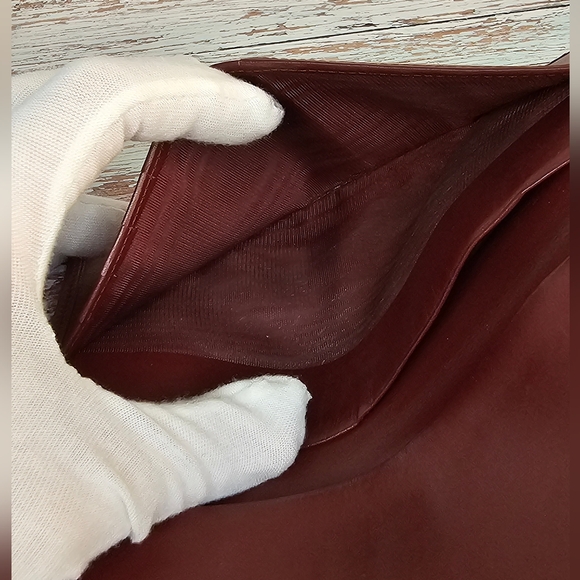 Cartier EUC Mastline Vintage Bordeaux Leather Long Wallet 🍷 - Picture 9 of 16